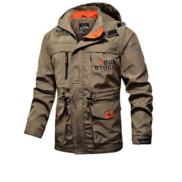 Men's Casual Zip Pocket Jacket