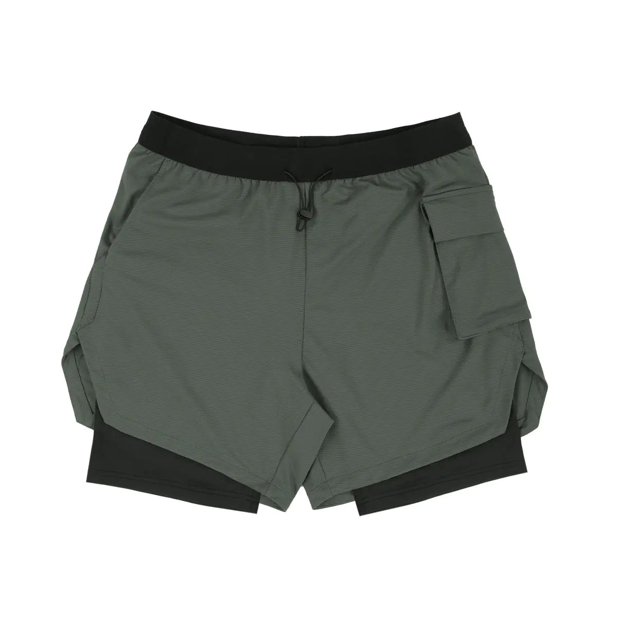 FlexFit Men's Dual Layer Workout Shorts