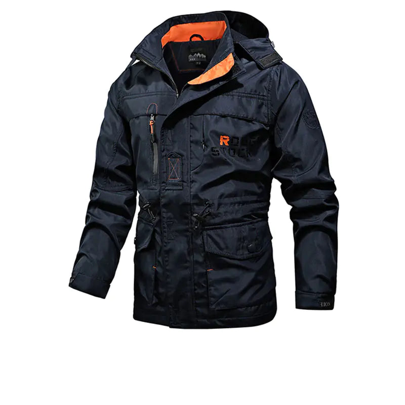 Men's Casual Zip Pocket Jacket
